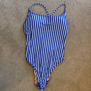 J. Crew strappy back swim suit
